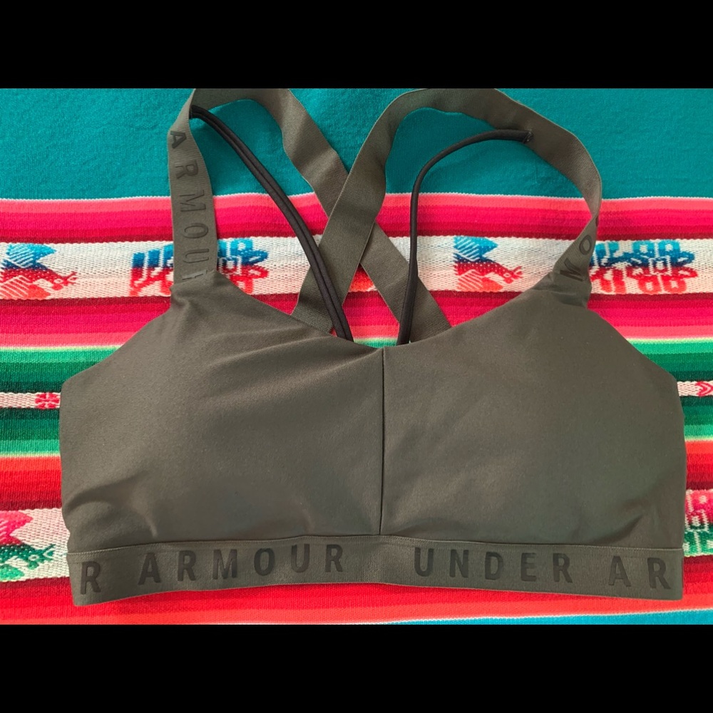 Low Support Strappy Cross Sports Bra